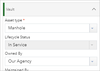 Example of attribute values to populate Example of attribute values to populate